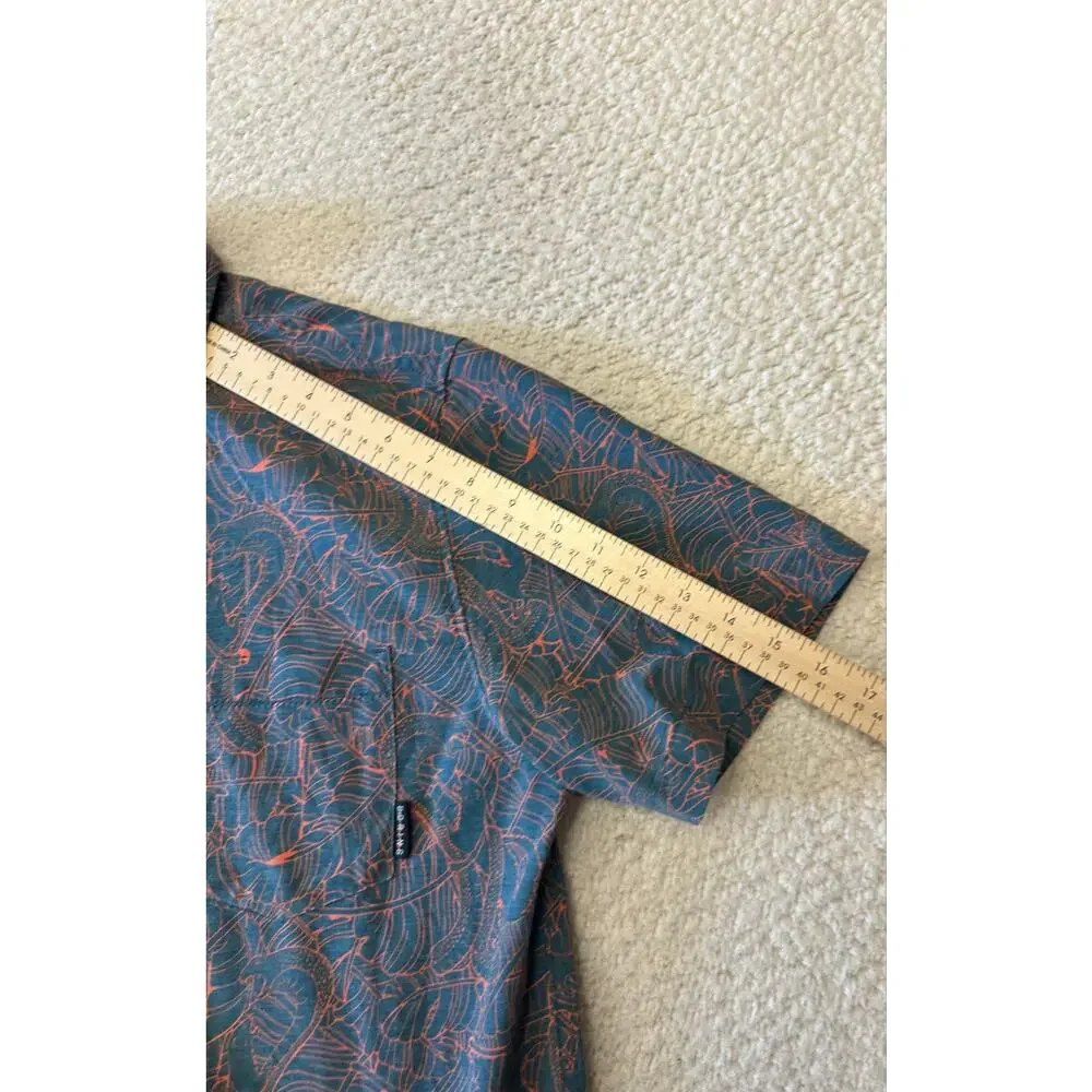Baja Llama Mens Shorts Size Sleeve Button Down Shirt Large
